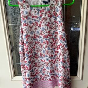 Max Edition Floral Blouse - Red and Blue